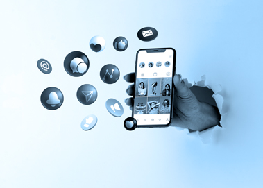 social media marketing concept marketing with applications